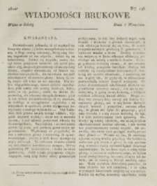 Wiadomości Brukowe. Nr 196 (1820)