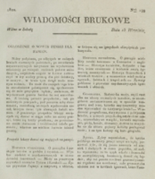 Wiadomości Brukowe. Nr 199 (1820)