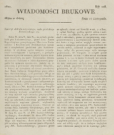 Wiadomości Brukowe. Nr 208 (1820)