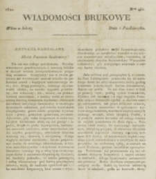 Wiadomości Brukowe. Nr 252 (1821)