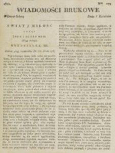 Wiadomości Brukowe. Nr 279 (1822)