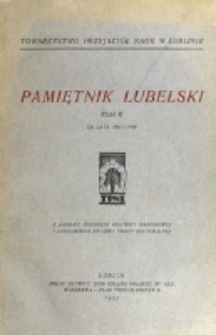 Pamiętnik Lubelski. T. 2 za lata 1931-1934