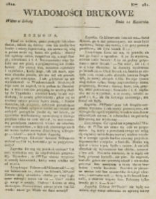 Wiadomości Brukowe. Nr 281 (1822)