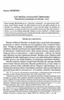 Czy można uzasadnić zbrodnię? Filozoficzny komentarz do "Zbrodni i kary".