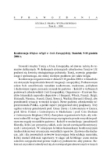 Konferencja Miejsce religii w Unii Europejskiej, Stambuł, 9-10 grudnia 2006 r.