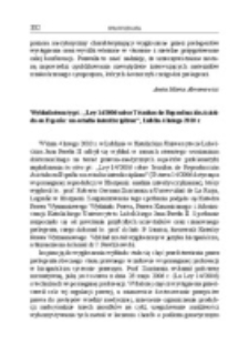 Wykład otwarty pt. "Ley 14/2006 sobre Técnikas Reproducción Asistida en España: un estudio interdisciplinar". Lublin, 4 lutego 2010 r.