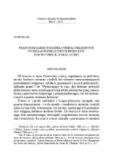 Francuski zakaz noszenia symboli religijnych w szkołach publicznych przed ETPC. Kontrowersje, uwagi, oceny.
