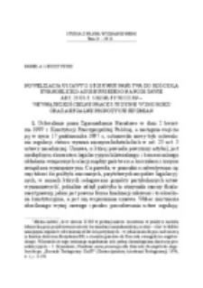 Nowelizacja ustawy o stosunku Państwa do Kościoła Ewangelicko-Augsburskiego na podstawie art. 25 ust. 5 Konstytucji RP &ndash; wewnątrzkościelne prace studyjne w 2002 roku oraz aktualne propozycje jej zmian.