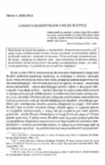 O pewnych pożytkach z nudy w etyce.