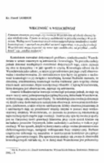 Wieczność a Wszechświat.