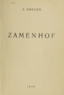 Zamenhof / E. Drezen.