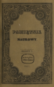 Pamiętnik Naukowy. T. 1, z. 2 (1837)