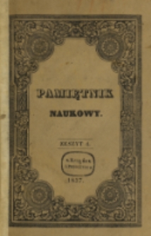 Pamiętnik Naukowy. T. 2, z. 4 (1837)