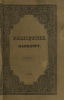 Pamiętnik Naukowy. T. 2, z. 6 (1837)