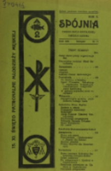 Sp&oacute;jnia : ok&oacute;lnik Akcji Katolickiej Diecezji Łuckiej. R. 2, nr 11 (1936)