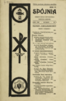 Sp&oacute;jnia : ok&oacute;lnik Akcji Katolickiej Diecezji Łuckiej. R. 4 , nr 9 (1938)