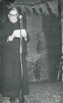 Opłatek na KUL - grudzień 1965 r. : przemawia ks. rektor W. Granat