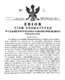 Zbiór Pism Rozmaitych Wychodzących w Czasie Powstania Narodu Polskiego.1830, nr 7 (13 Grudnia)