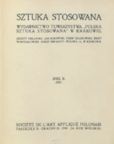 Sztuka Stosowana. Z. 10 (1907)