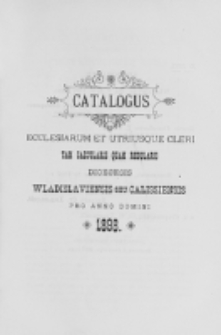 Catalogus Ecclesiarum et Utriusque Cleri tam Saecularis quam Regularis Dioecesis Vladislaviensis seu Calissiensis pro Anno Domini 1897