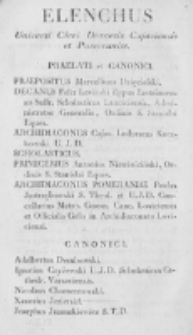 Elenchus Universi Cleri Dioecesis Vladislaviensis et Pomeraniae 1813