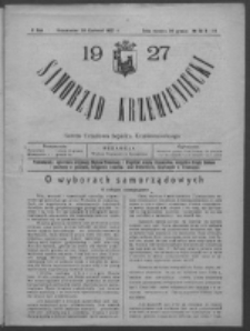 Samorząd Krzemieniecki. R. 5, nr 9/10 (10 czerwca 1927)