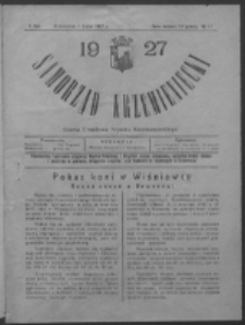 Samorząd Krzemieniecki. R. 5, nr 11 (1 lipca 1927)