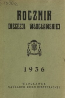 Rocznik Diecezji Włocławskiej na Rok 1936