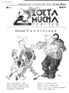 Żółta Mucha Tse-Tse. R. 2, nr 1 (1 stycznia 1930)