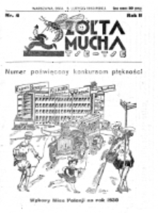 Żółta Mucha Tse-Tse. R. 2, nr 6 (5 lutego 1930)