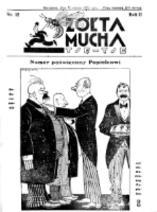 Żółta Mucha Tse-Tse. R. 2, nr 12 (12 marca 1930)