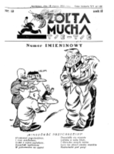 Żółta Mucha Tse-Tse. R. 2, nr 13 (19 marca 1930)