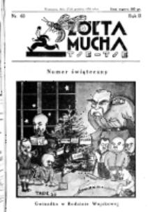 Żółta Mucha Tse-Tse. R. 2, nr 63 (25/28 grudnia 1930)