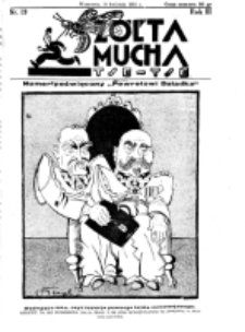 Żółta Mucha Tse-Tse. R. 3, nr 19 (19 kwietnia 1931)
