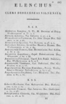 Ecclesiae per Dioecesim Vilnensem 1854