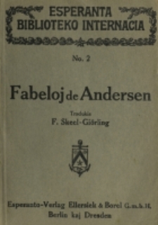 Fabeloj de Andersen / trad. F. Skeel-Giörling.