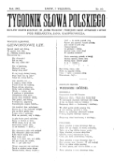 Tygodnik Słowa Polskiego. Nr 10 (1902)
