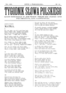 Tygodnik Słowa Polskiego. Nr 14 (1902)