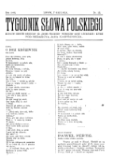 Tygodnik Słowa Polskiego. Nr 23 (1902)