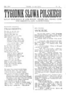 Tygodnik Słowa Polskiego. Nr 24 (1902)