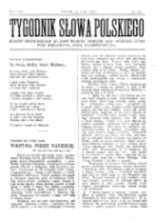 Tygodnik Słowa Polskiego. Nr 25 (1902)