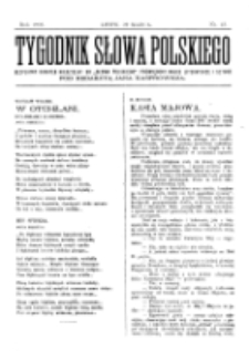 Tygodnik Słowa Polskiego. Nr 13 (1903)