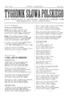 Tygodnik Słowa Polskiego. Nr 15 (1903)