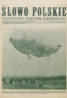 Słowo Polskie : tygodniowy dodatek ilustrowany. R. 2, nr 17 (1926). : bezpłatny dodatek do Nr 114 "Słowa Polskiego"