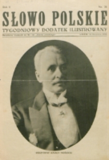 Słowo Polskie : tygodniowy dodatek ilustrowany. R. 2, nr 24 (1926). : bezpłatny dodatek do Nr 161 "Słowa Polskiego"