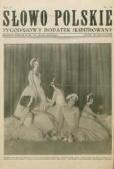 Słowo Polskie : tygodniowy dodatek ilustrowany. R. 2, nr 26 (1926). : bezpłatny dodatek do Nr 175 "Słowa Polskiego"