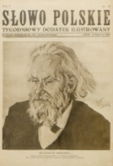 Słowo Polskie : tygodniowy dodatek ilustrowany. R. 2, nr 25 (1926). : bezpłatny dodatek do Nr 168 "Słowa Polskiego"
