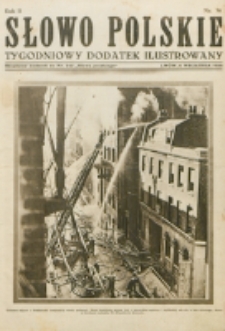 Słowo Polskie : tygodniowy dodatek ilustrowany. R. 2, nr 36 (1926). : bezpłatny dodatek do Nr 245 "Słowa Polskiego"