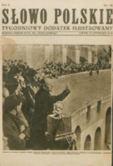 Słowo Polskie : tygodniowy dodatek ilustrowany. R. 2, nr 46 (1926). : bezpłatny dodatek do Nr 314 "Słowa Polskiego"