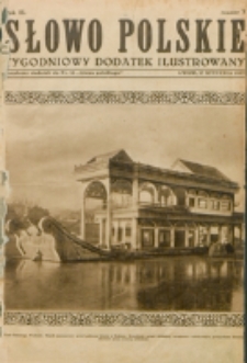 Słowo Polskie : tygodniowy dodatek ilustrowany. R. 3, nr 3 (1927). : bezpłatny dodatek do Nr 16 "Słowa Polskiego